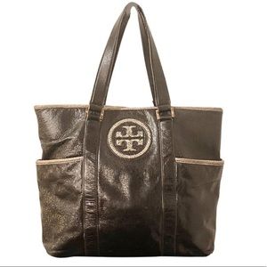 Tory Burch Black Leather Tote